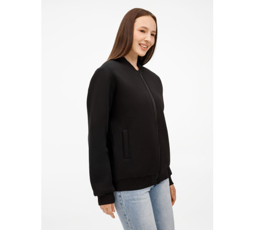 Бомбер унисекс Estado, черный