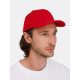 Бейсболка Long Beach, красная