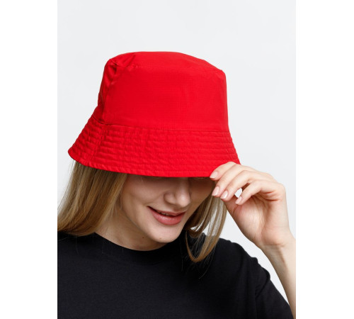 Панама Nylon двусторонняя, темно-синяя с красным