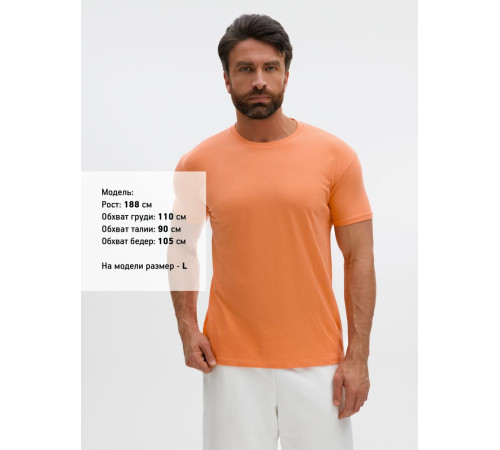 Футболка унисекс Regent 150, оранжевая (абрикосовая)