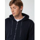 Толстовка на молнии с капюшоном Siverga 2.0, темно-синяя