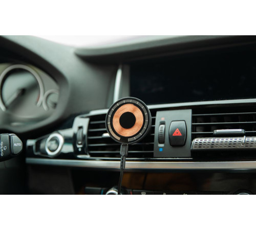 Держатель для смартфона Cooper Auto Wireless с беспроводной зарядкой, черный