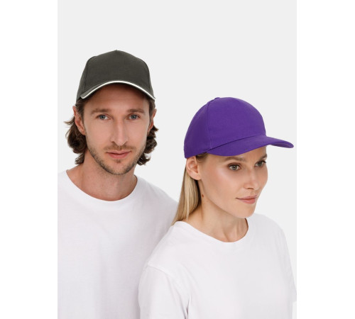 Бейсболка Long Beach, хаки с бежевым