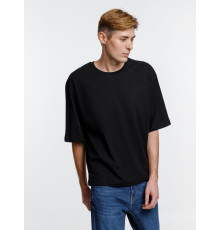 Футболка оверсайз унисекс Base Space, черная