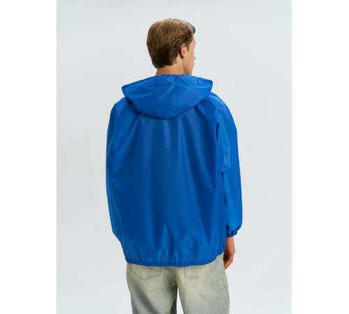 Дождевик-анорак Alatau, укороченный, синий, единый размер