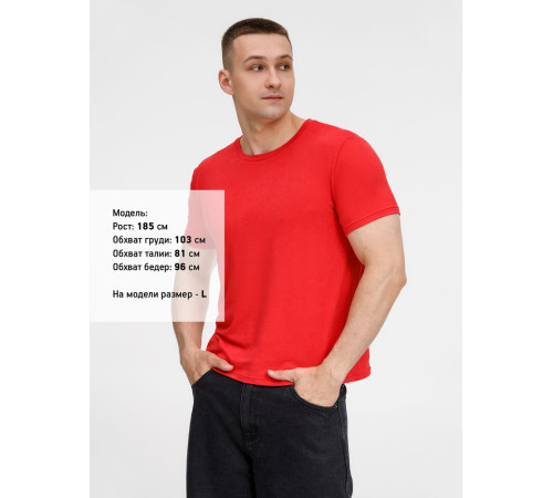 Футболка унисекс Senti, красная