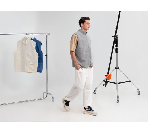 Жилет унисекс Oblako, светло-серый