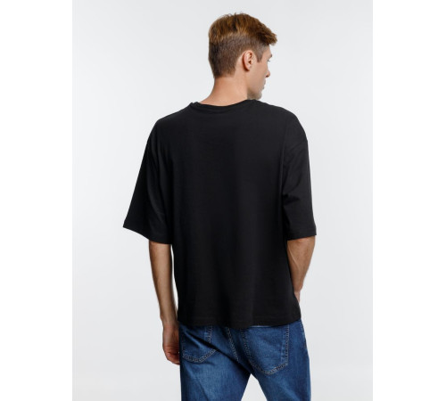 Футболка оверсайз унисекс Base Space, черная