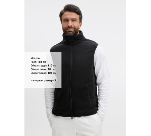 Жилет флисовый унисекс Ben Mac, черный