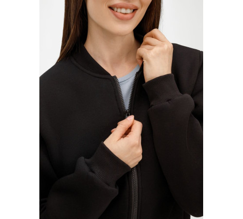 Бомбер унисекс Estado, черный