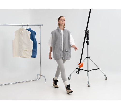 Жилет унисекс Oblako, светло-серый