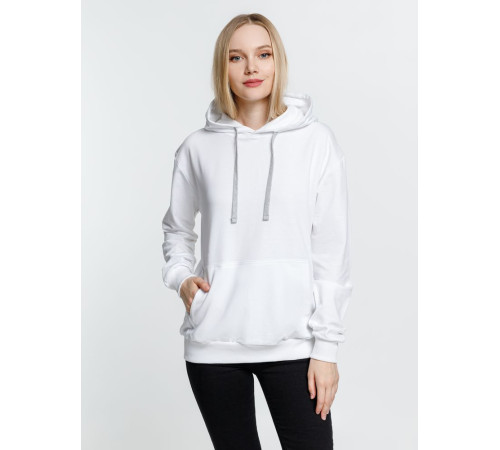 Толстовка с капюшоном Kirenga, белая (белоснежная)