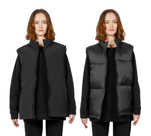 Жилет двусторонний V2, черный