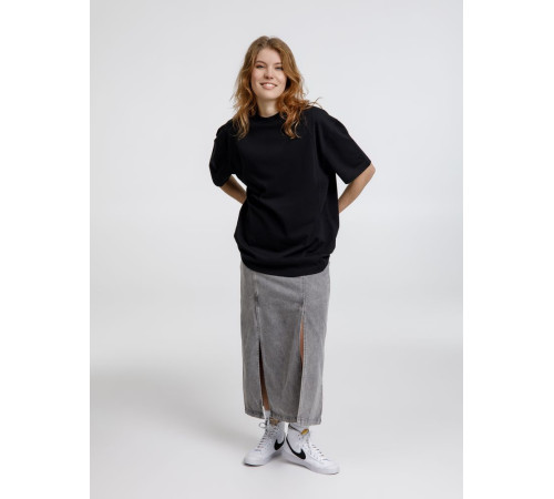 Футболка оверсайз унисекс Sideline, черная