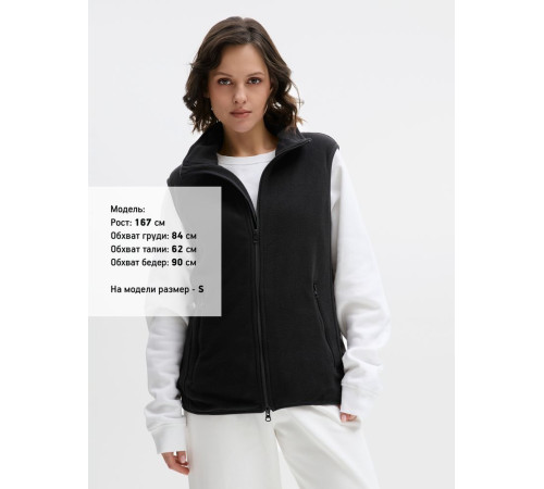 Жилет флисовый унисекс Ben Mac, черный