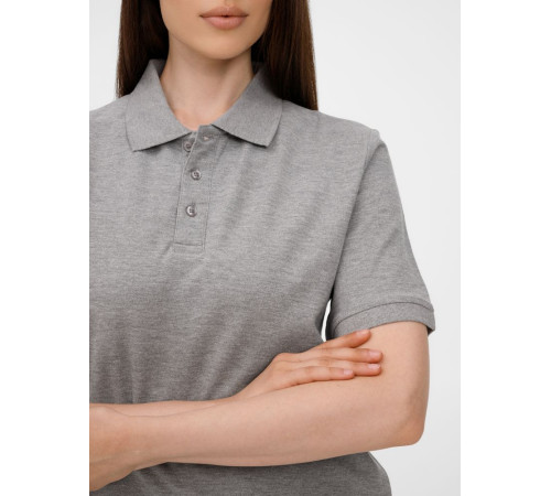 Рубашка поло унисекс Upswing, серый меланж