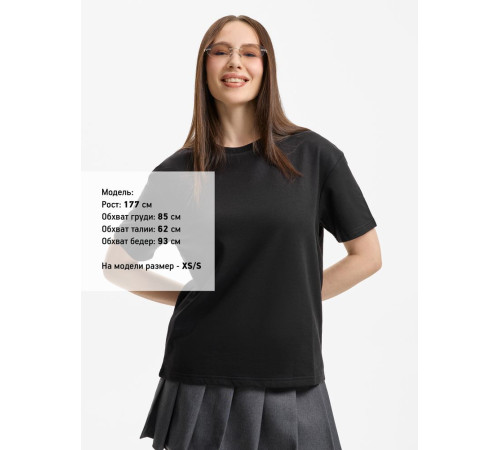 Футболка унисекс Durington, черная