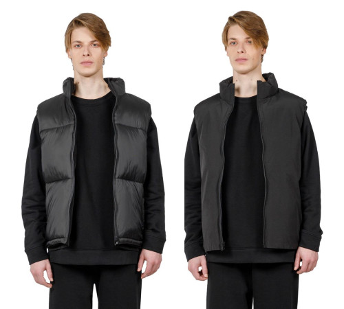 Жилет двусторонний V2, черный