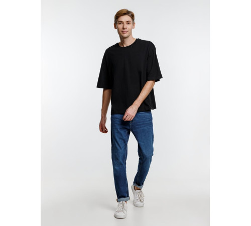 Футболка оверсайз унисекс Base Space, черная