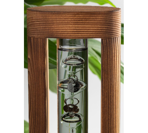 Термометр «Галилей» в деревянном корпусе, серый