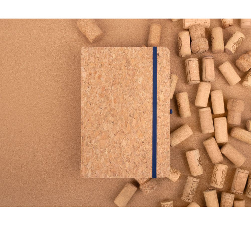 Блокнот Corkfolio, синий