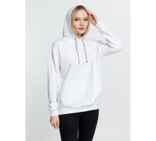 Толстовка с капюшоном Kirenga, белая (белоснежная)