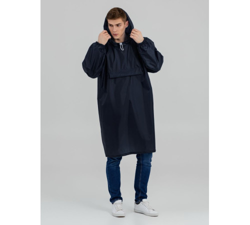 Дождевик-анорак Alatau, темно-синий, единый размер