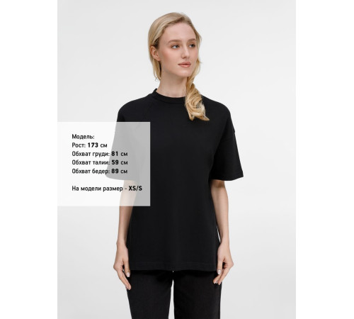 Футболка оверсайз унисекс Sinkopa, черная