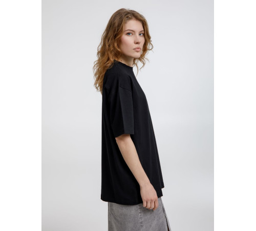 Футболка оверсайз унисекс Sideline, черная