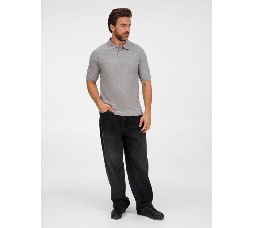 Рубашка поло унисекс Upswing, серый меланж