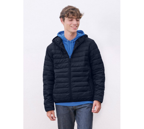 Куртка с капюшоном мужская Stream Men, темно-синяя
