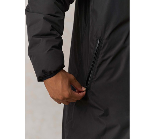 Куртка-парка унисекс Reverse, черная