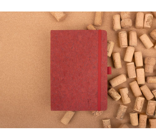 Блокнот Cork County, красный