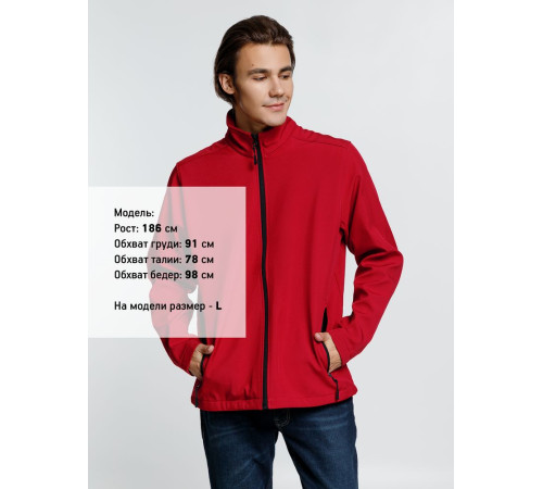 Куртка софтшелл мужская Race Men красная