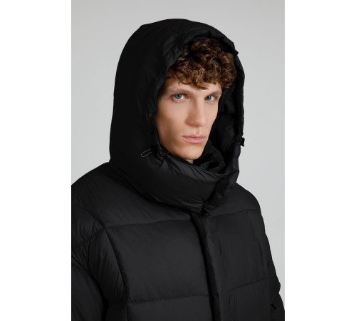 Пуховик унисекс Kapsula, черный