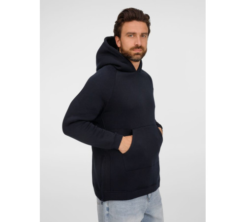 Худи унисекс оверсайз Easy Street, темно-синее