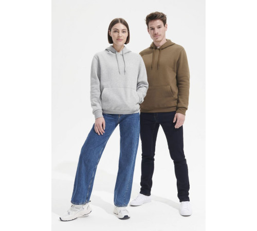 Толстовка с капюшоном Slam 320, серый меланж