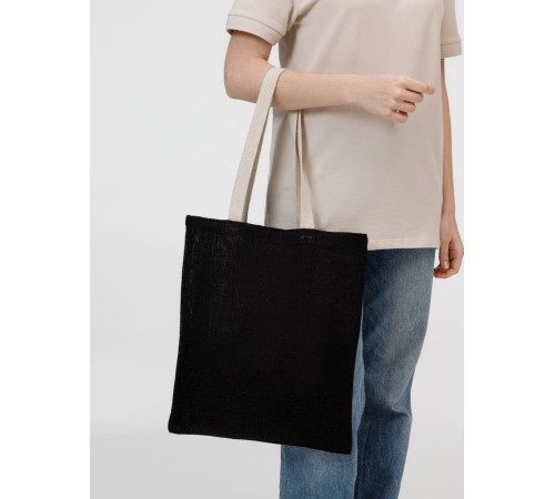 Холщовая сумка на плечо Juhu, черная