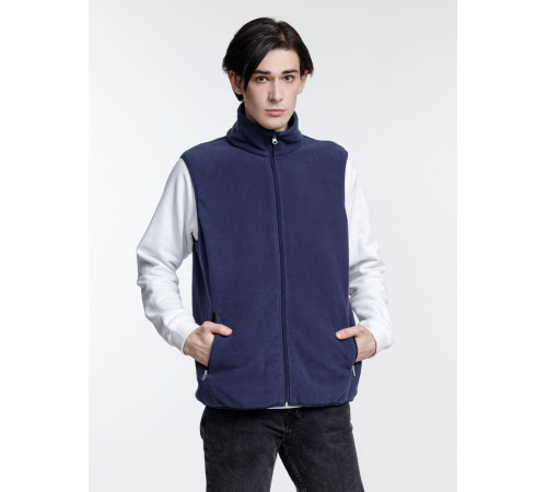 Жилет флисовый унисекс Nesse, темно-синий