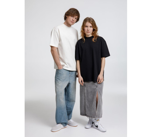 Футболка оверсайз унисекс Sideline, черная