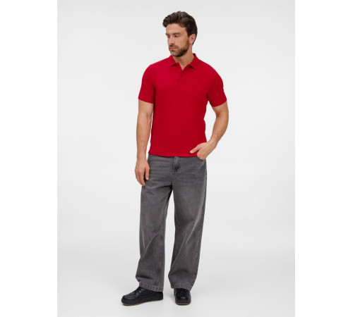 Рубашка поло унисекс Tervise, красная