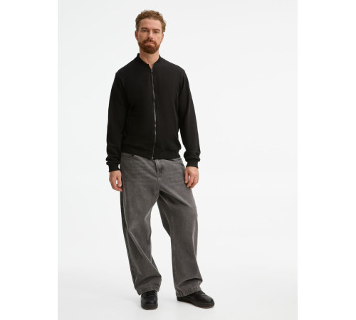 Бомбер унисекс Townie, черный