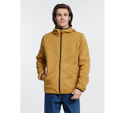 Куртка с капюшоном унисекс Gotland, горчичная