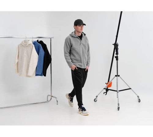 Анорак унисекс Oblako, светло-серый