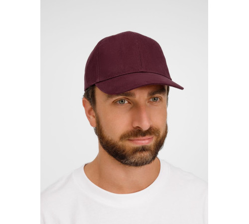 Бейсболка Buffalo, бордовая