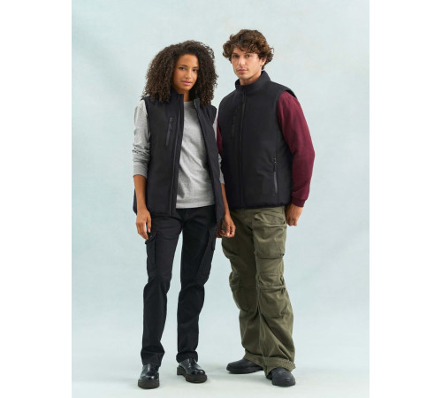 Жилет софтшелл унисекс Falcon BW, красный