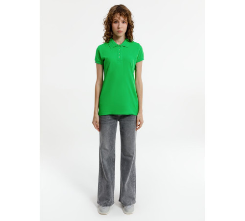 Рубашка поло женская Virma Premium Lady, зеленое яблоко