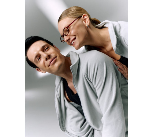 Куртка флисовая унисекс Fliska, светло-серая