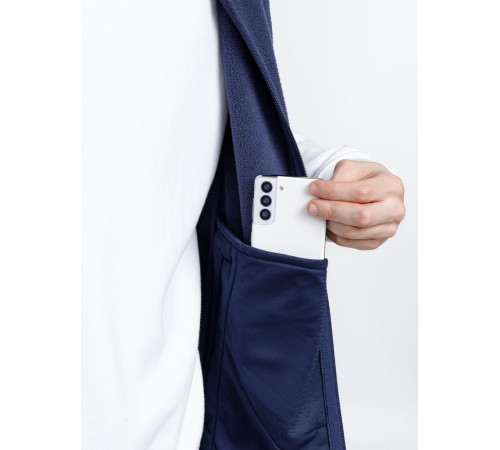 Жилет флисовый унисекс Nesse, темно-синий