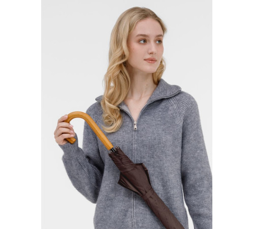 Зонт-трость Classic, коричневый